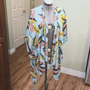 Express coverup sheer one size like new tropical